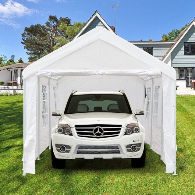 Car Canopy Tent - Easy to Set Garage - WhiteOut Press