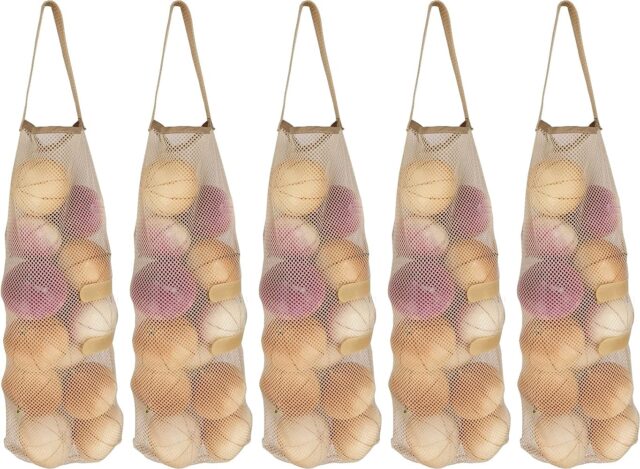 Mesh Bags for Onion Storage